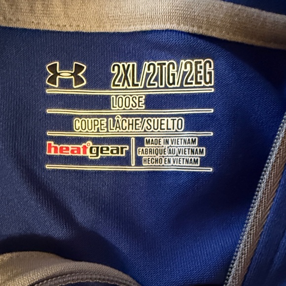 Under Armour Royal Blue Long Sleeve Top - Picture 3 of 3